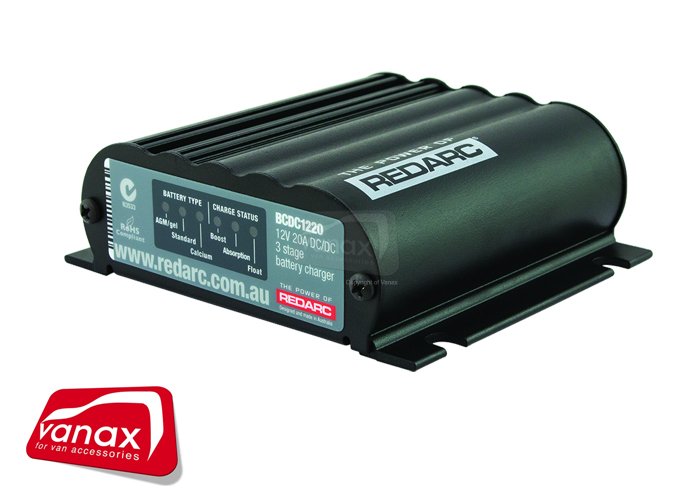 REDARC BCDC1220 DC Battery-to-Battery Charger 12V 20A - Click Image to Close