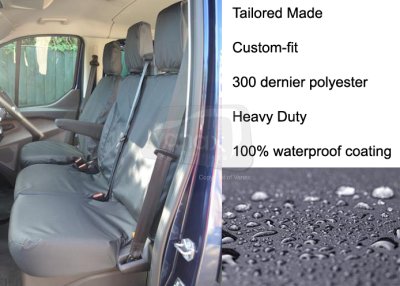 2000-13 Tailored Front Pair - Driver & Double Passenger - Grey