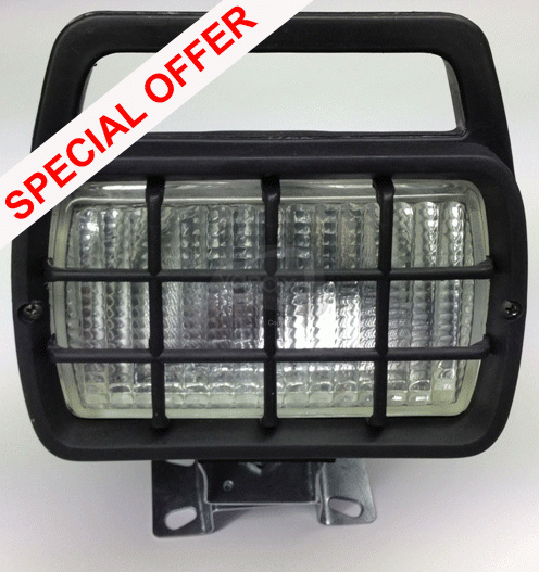 Worklamp 178 X 230mm rectangular - Halogen - 12/24V - Click Image to Close