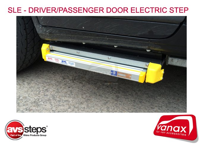 450mm SLE Electric Cassette Step - Cab door - DRIVER - Click Image to Close