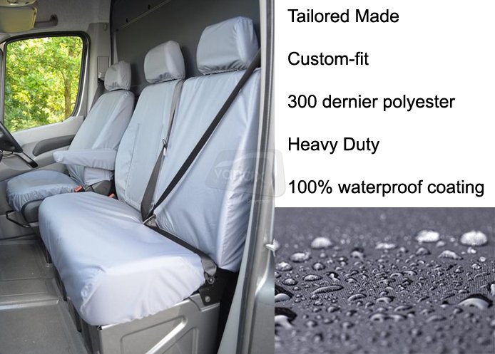 2006-09 - Tailored - Driver & Folding Double Passenger - Grey - Click Image to Close