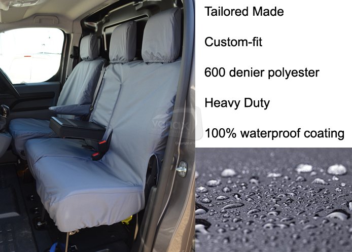 Tailored Front 3 with Worktray - Grey - Click Image to Close