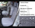 Driver & Double Folding Passenger (No Armrests) - Grey