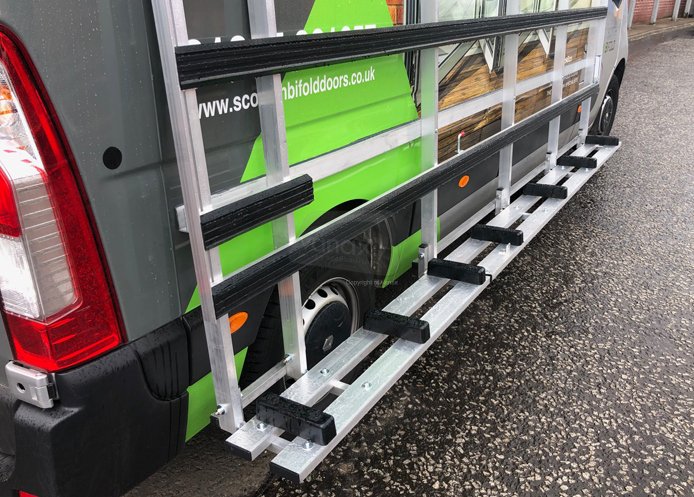 Scudo (22-24) Maxi - Aluminium Glass Rack (LxH) 2200 x 2000 - Click Image to Close