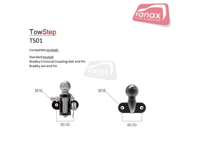 TowStep with Connect+ Parking Sensors -Yellow - Click Image to Close