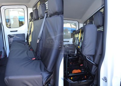 Tailored - Rear 4-Seater Bench - Black