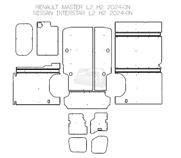 Interstar (2024-on)L2 FWD - Full Ply Lining Kit - Click Image to Close