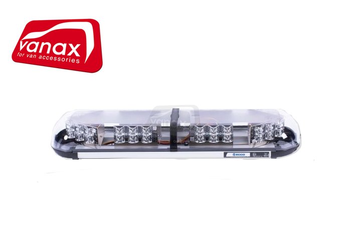 630mm (25") ECCO LED Low Profile Lightbar Clear lens - Click Image to Close