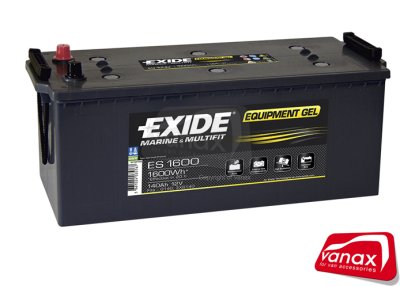 Exide Gel 140Ah (ES1600) - Deep Cycle Gel Battery