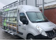 Interstar (22-on) L3 - Aluminium Glass Rack (LxH) 3500 x 2500