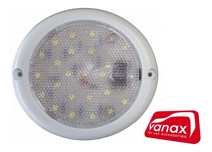 118mm interior switched LED oval lamp with 22 LEDs - Click Image to Close