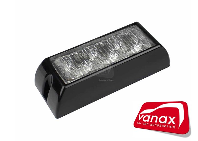 3 x 1 Watt LED Amber Flashing Warning Light IP67 rated - Click Image to Close