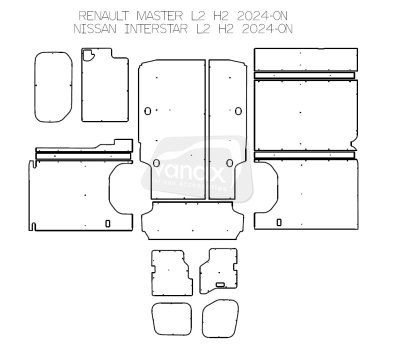 Interstar (2024-on)L2 FWD - Full Ply Lining Kit