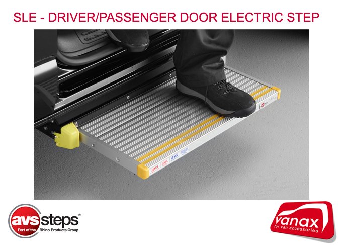 450mm SLE Electric Cassette Step - Cab door - DRIVER - Click Image to Close
