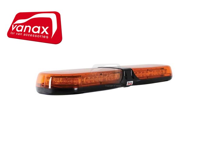 770mm (30") Britax LED Low Profile Lightbar Amber lens - Click Image to Close