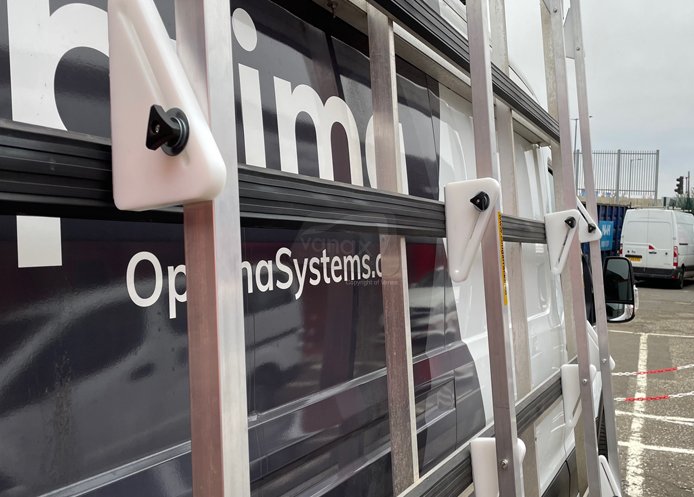 Transit (14-on) L3 - Aluminium Glass Rack (LxH) 3200 x 2500 - Click Image to Close