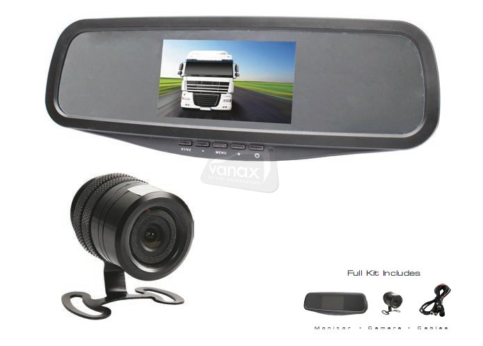 CCTV22 Reverse System - 7" screen display, night vision camera - Click Image to Close