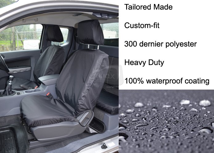 Tailored Front Pair - Driver & Passenger - Grey - Click Image to Close