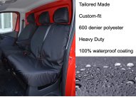 Driver & Double Passenger - Fixed Seat no u/seat storage - Black