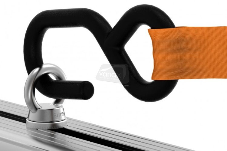 Universal single 800kg external ratchet strap - Click Image to Close