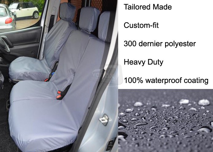 Tailored Front - 3 Seater front seat - Grey - Click Image to Close