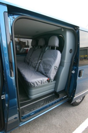 Tailored Transit Custom Crew Van - Triple Seat Cover - Click Image to Close
