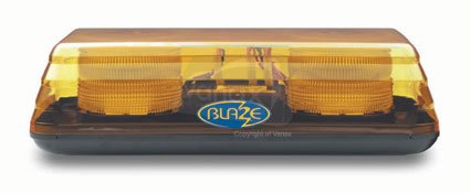 VISION ALERT - Blaze II Mini Lightbar Amber Xenon - Click Image to Close