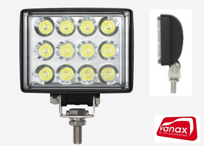 580 lumens - LED Worklamp - 110mm x 114mm x 45mm (Slim-line) - Click Image to Close