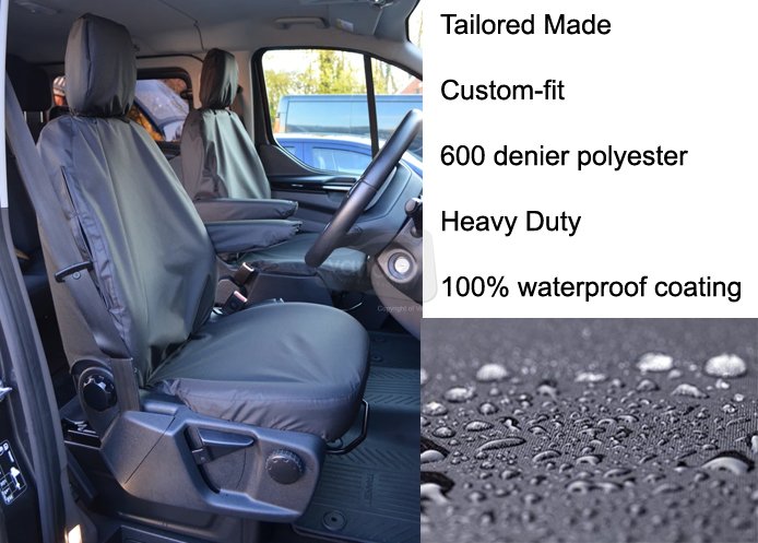 Tailored Driver & Single Passenger - Black - Click Image to Close