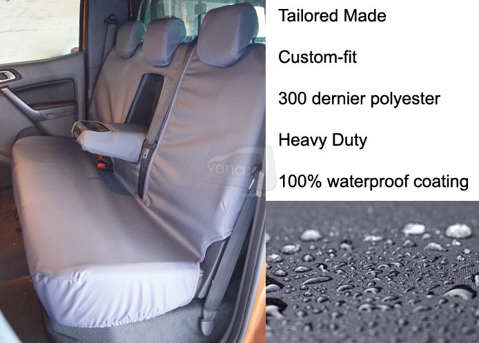 Tailored Rear - Double Cab - Grey - Click Image to Close