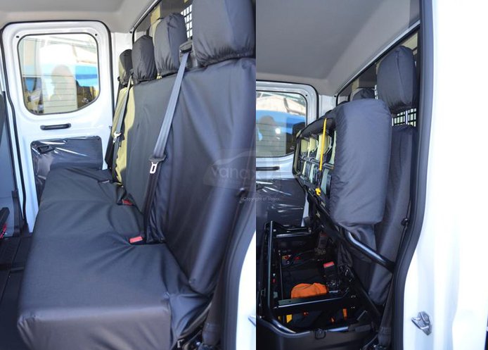 Tailored - Rear 4-Seater Bench - Black - Click Image to Close