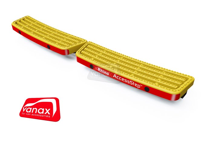 Twin step yellow - with Connect+ Parking sensor kit - Click Image to Close