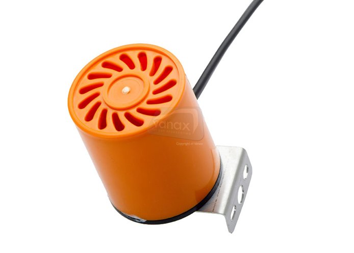 Reverse Alarm, 12-24V c/w mounting bracket, 102dB - Click Image to Close