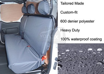 Tailored Rear 3-Seater Bench - Grey