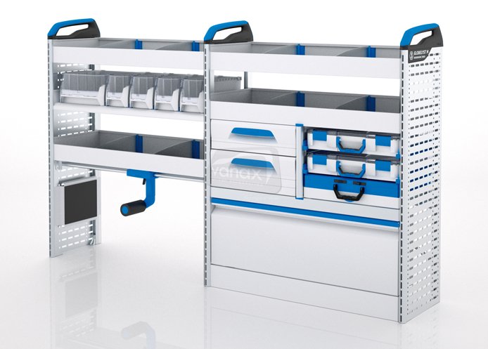 SWB - Offside Rack (Passenger side) Option 3 - Click Image to Close