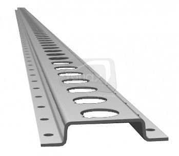 Zinc Plated 1806 tracking - 3 metre lengths - Click Image to Close