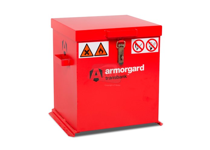 TRB2 -Transbank Lockable Hazardous Van Box - 530x485×540 (WxDxH) - Click Image to Close