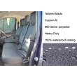 Driver & Double Passenger no Worktray - Black