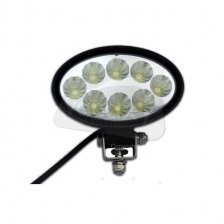 1400 lumens - LED Oval Worklamp - 142mm x 120mm x 65mm - Click Image to Close