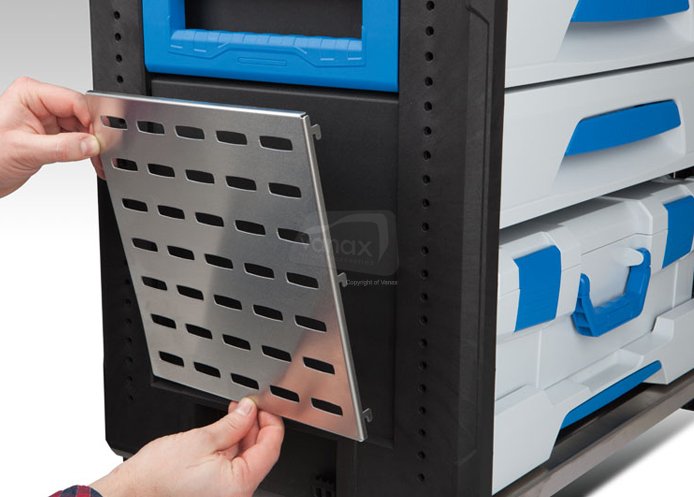 Perforated aluminium grid WorkMo 500 - Click Image to Close