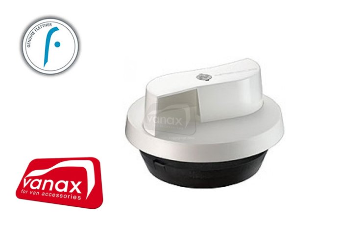 Flettner 2000 Roof Vent - White - Click Image to Close