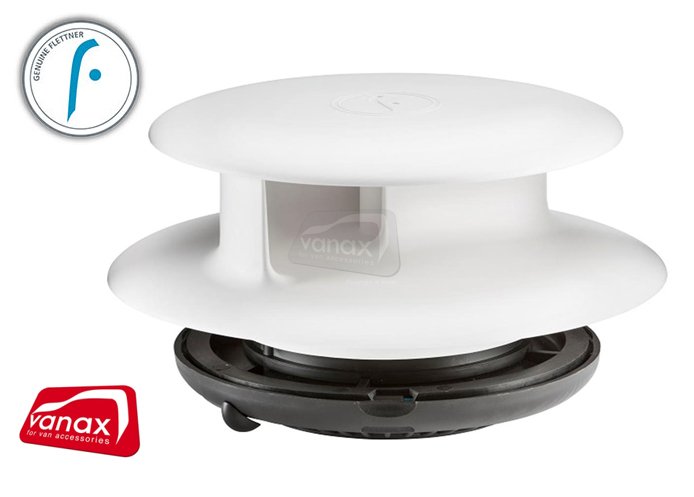 Flettner TCX-2 - Roof Vent White - Click Image to Close
