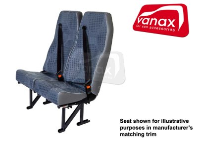 High back double with 3pt seat belt, M1/N1 Tested