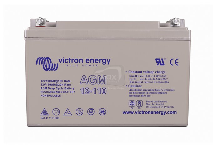 Victron AGM 110Ah - Deep Cycle Battery - Click Image to Close