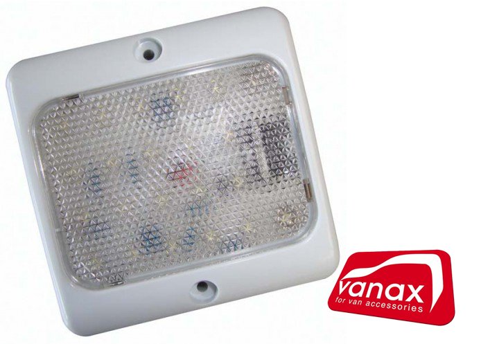 94mm interior LED square lamp with 22 LEDs - Click Image to Close