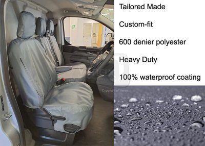 Driver & Double Passenger no Worktray - Grey