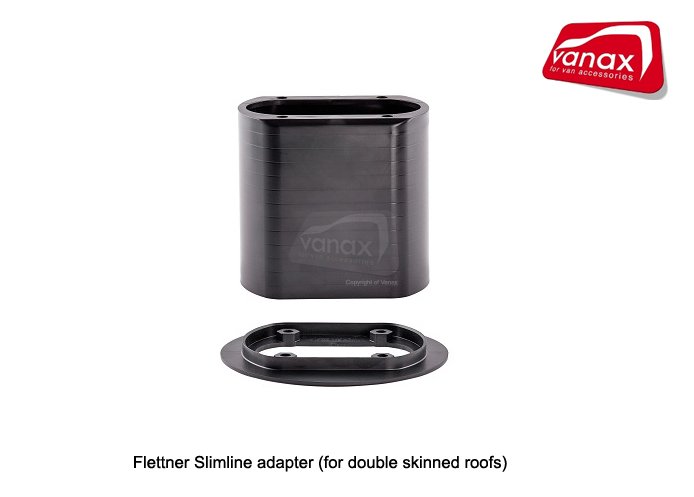 Flettner Slim Line Roof Vent Adapter - Click Image to Close