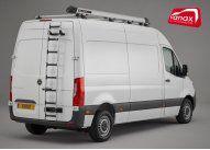 Crafter (2017-on) - H2 - 7 rung Aluminium rear door ladder