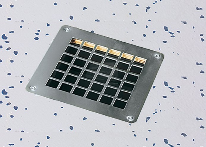 118mm square vent with air scoop - Click Image to Close