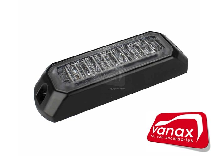 3 x 1 Watt LED Amber Flashing Warning Light - Click Image to Close